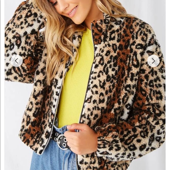 forever 21 leopard jacket
